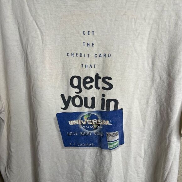 Vintage 90s Universal Studios Single Stitch T Shirt Large - Picture 2 of 5